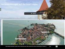 Tablet Screenshot of ferienwohnung-in-lindau.de